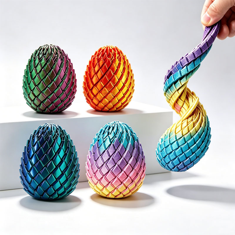 3D Printing Household Items - 3D Printing Dragon Egg Stress Relief