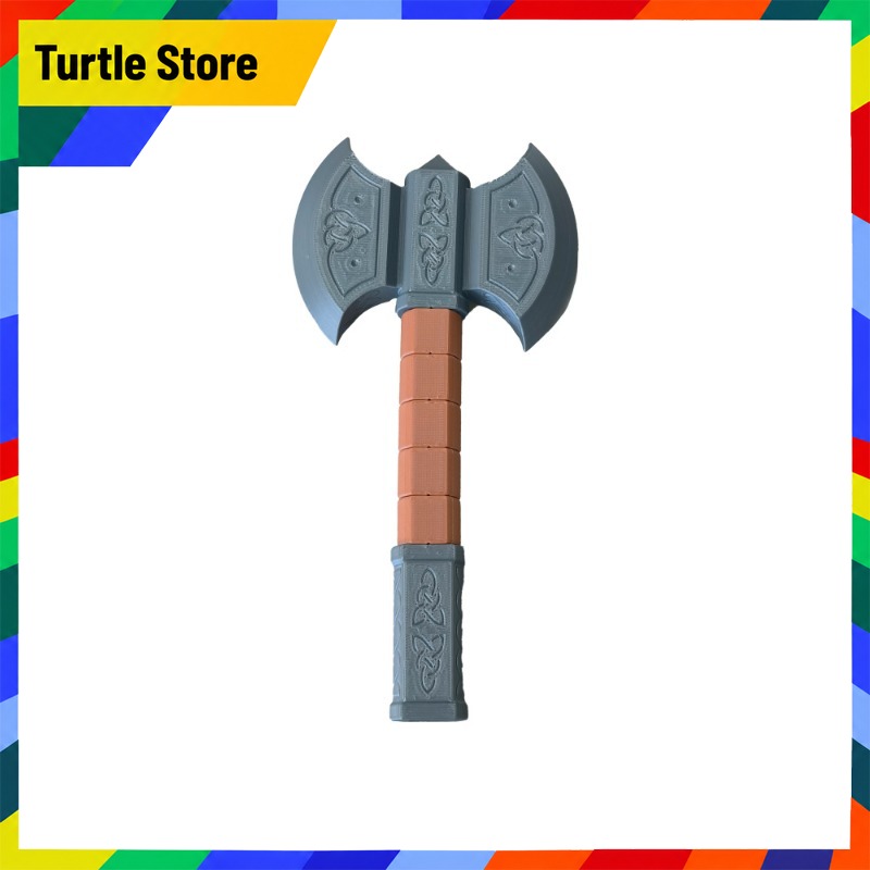 3D Printing Metal - 3D Printing Chain Axe Toy Adjustable