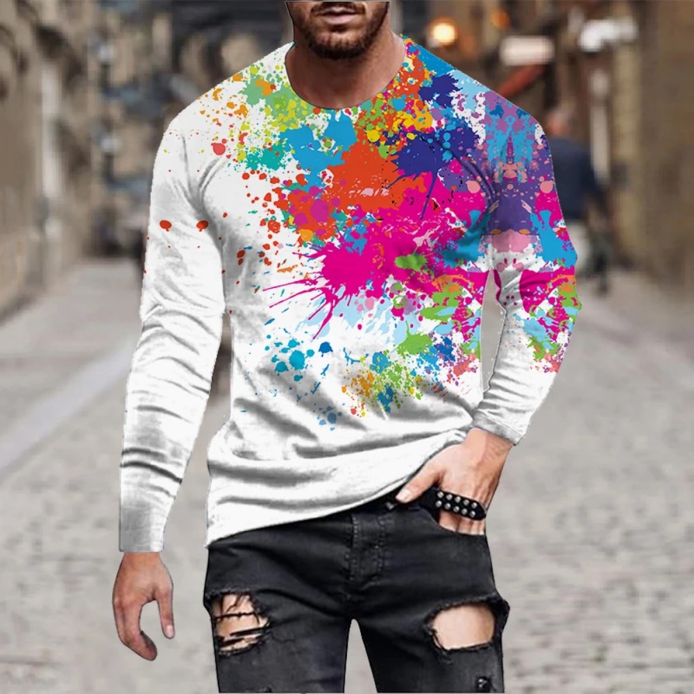 Men Rainbow Paint Splash 3D Pr - огляд і ціна 3D Printing Services