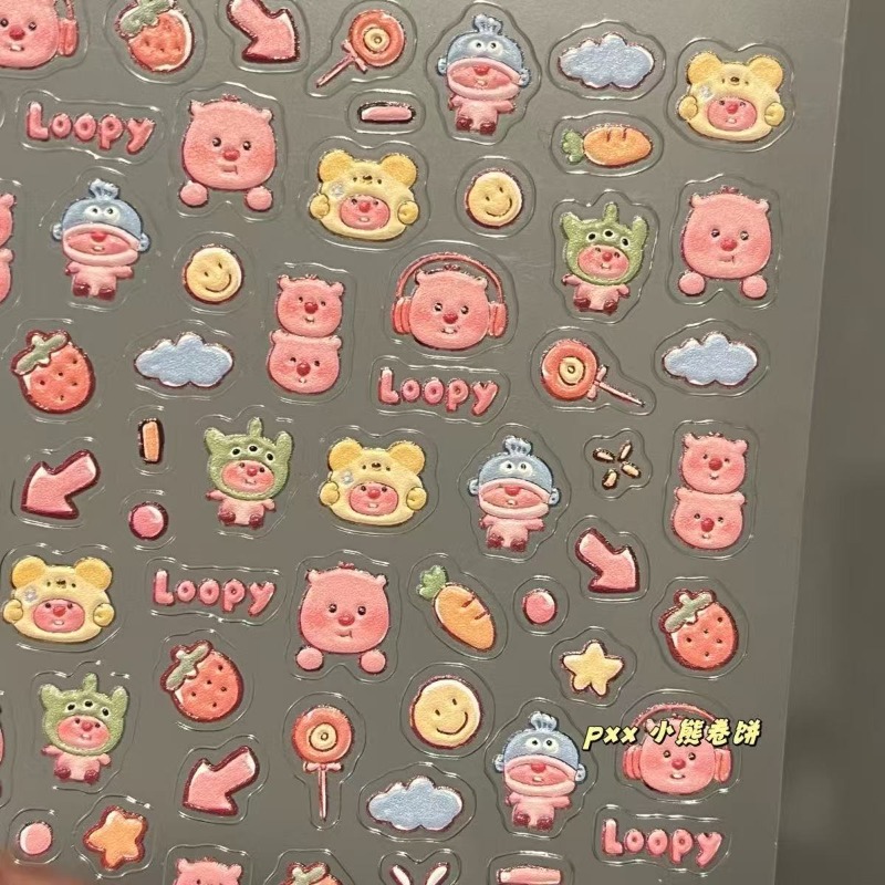Loopy 3D embossed sticker, tra - огляд і ціна 3D Printing Design