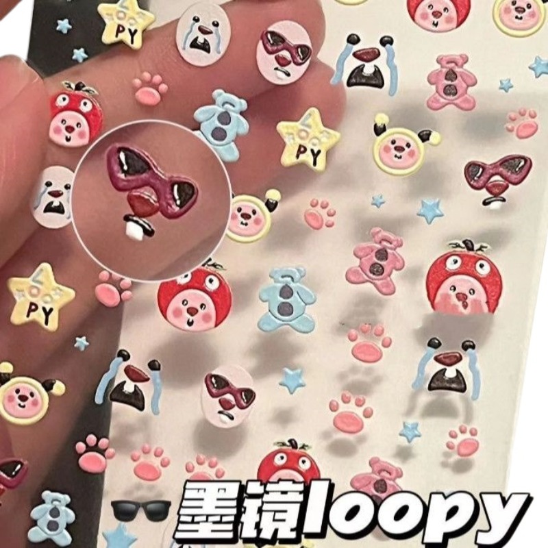 Loopy 3D embossed sticker, tra - огляд і ціна 3D Printing Design
