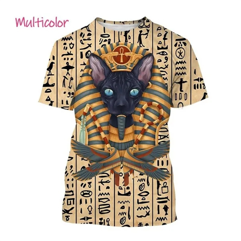 Summer New Pharaoh 3D Print T- - огляд і ціна 3D Printing Online