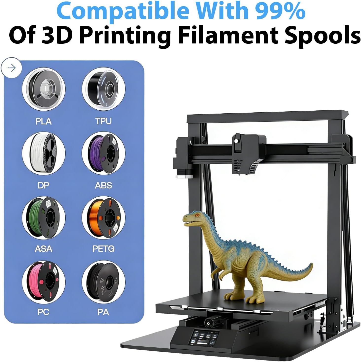 Upgraded 3D Printer Black Fila - огляд і ціна Carbon Fiber Filament
