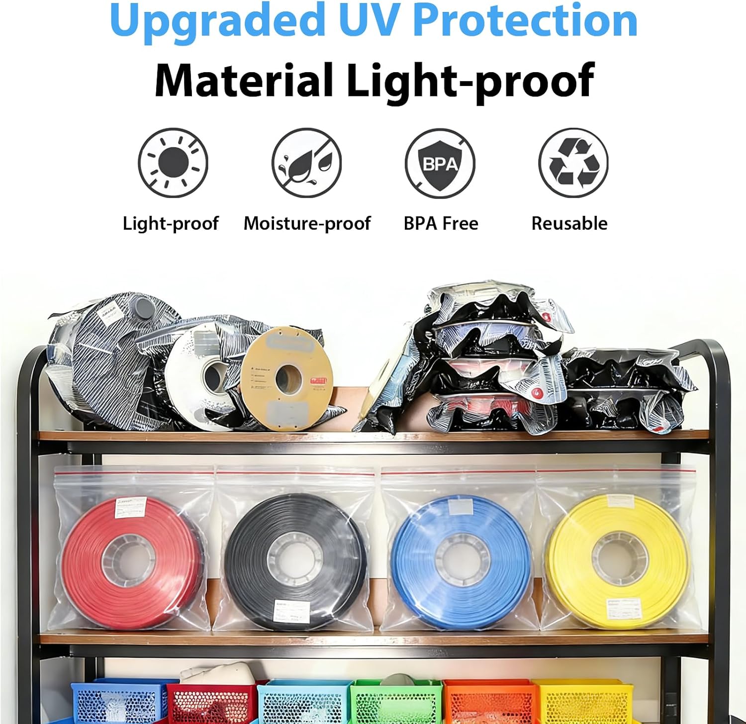 Upgraded 3D Printer Black Fila - огляд і ціна Carbon Fiber Filament