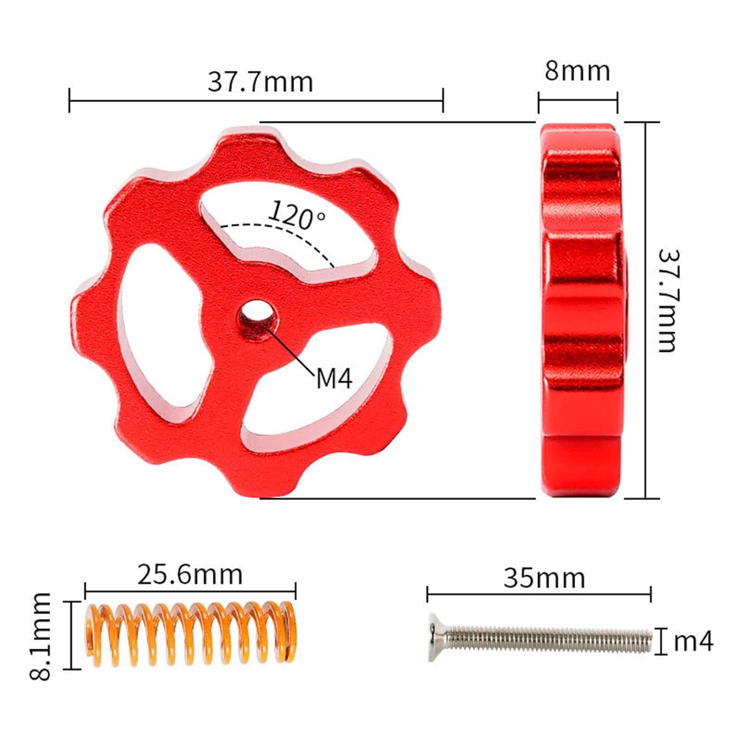 For Creality Metal Leveling Nu - огляд і ціна 3D Printer Bed Spring