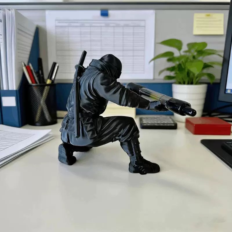 Ninja Pen Holder 3D Printed Sa - огляд і ціна 3D Printing Office Setup