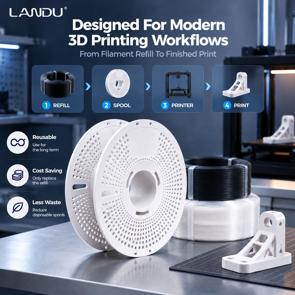 Reusable Empty Filament Spool  - огляд і ціна 3D Printing High Temperature Materials
