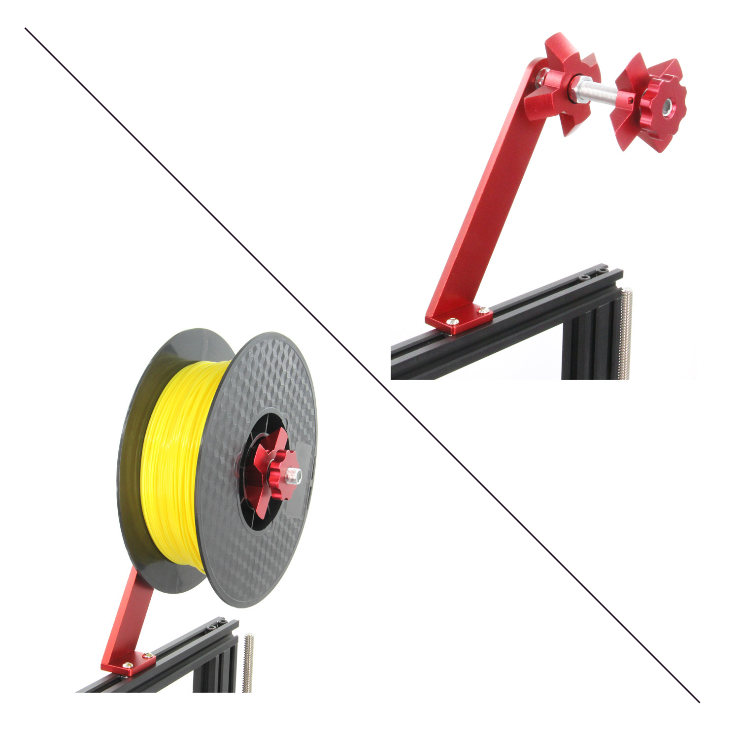 3D Printer Filament Holder Rot - огляд і ціна Abs Filament Spool