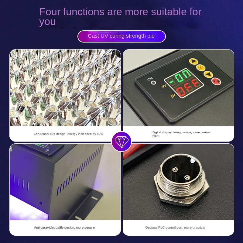 UV LED Ultraviolet Curing  Lam - огляд і ціна 3D Printing Uv Resin