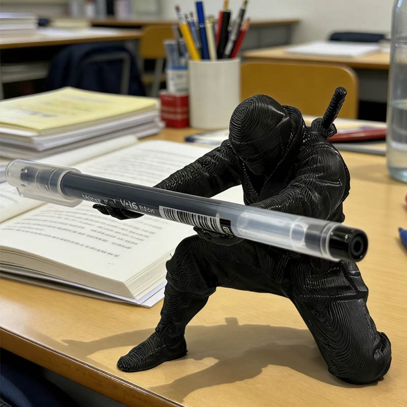 Ninja Pen Holder 3D Printed Sa - огляд і ціна 3D Printing Office Setup