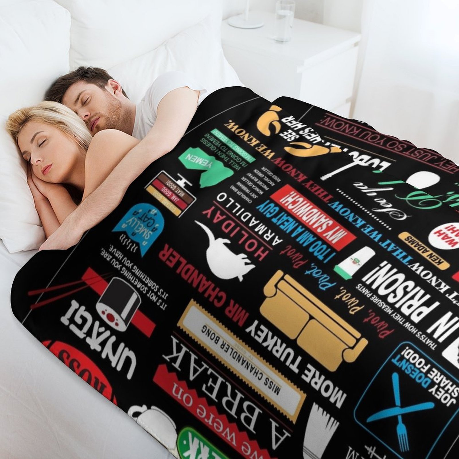 Friends quotes Throw Blanket Y - огляд і ціна 3D Printing Quote
