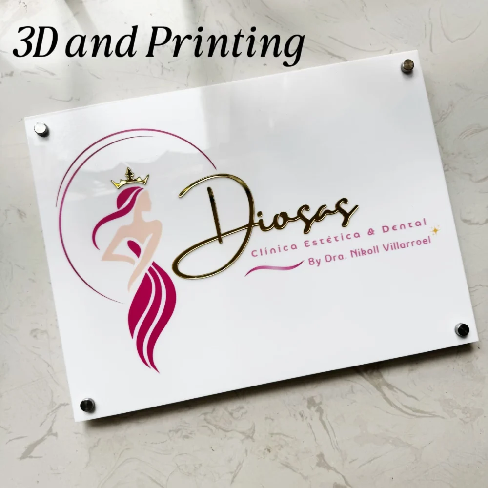 Modern Acrylic White Sign boar - огляд і ціна 3D Printing Qr Code