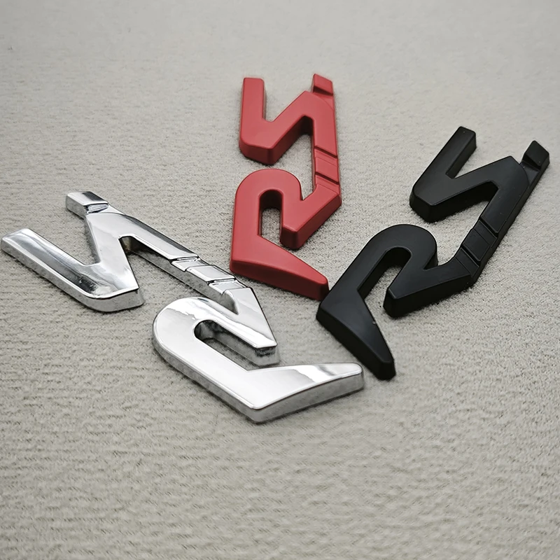 3D Metal RS Logo Car Rear Trun - огляд і ціна 3D Printing Online
