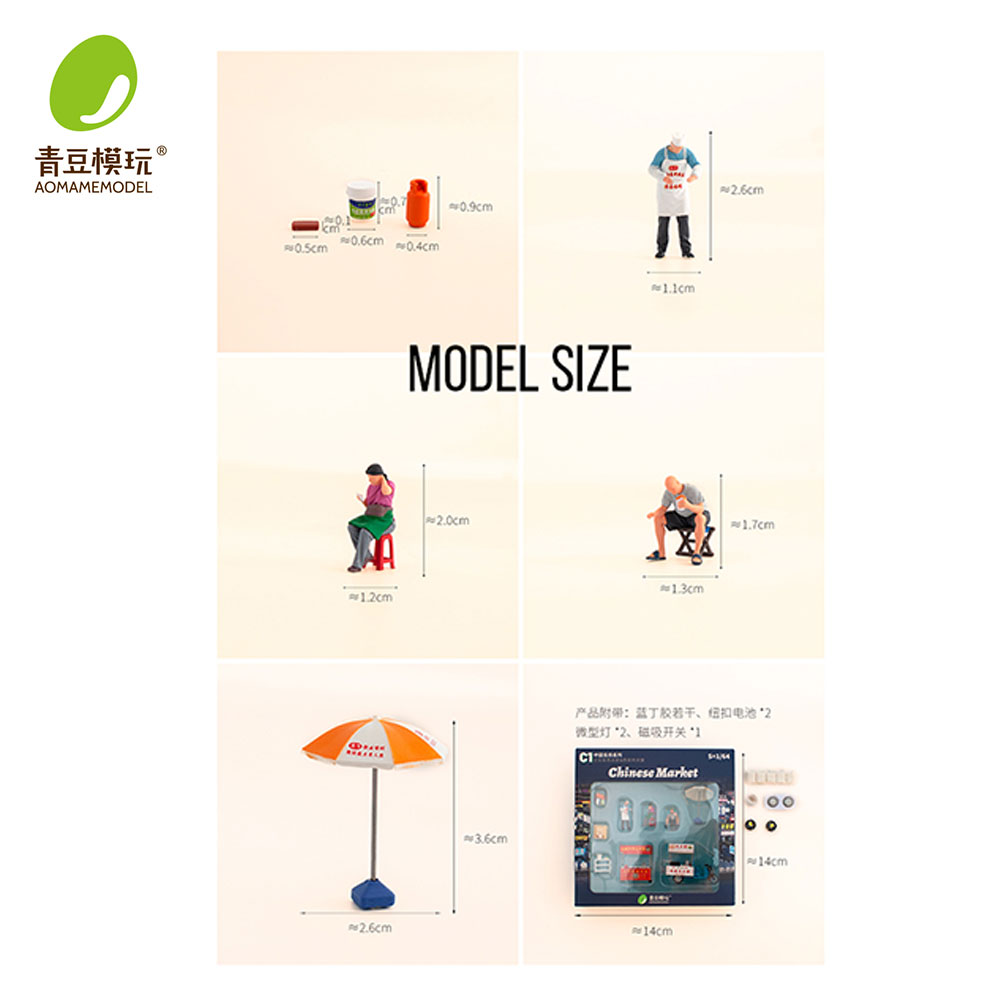 1/64 Night market s Model Kit- - огляд і ціна 3D Printing And Additive Manufacturing