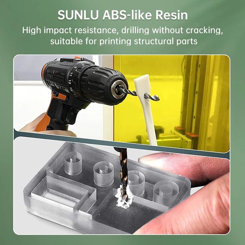 SUNLU 3KG ABS-Like/ Standard / - огляд і ціна 3D Printing Uv Resin