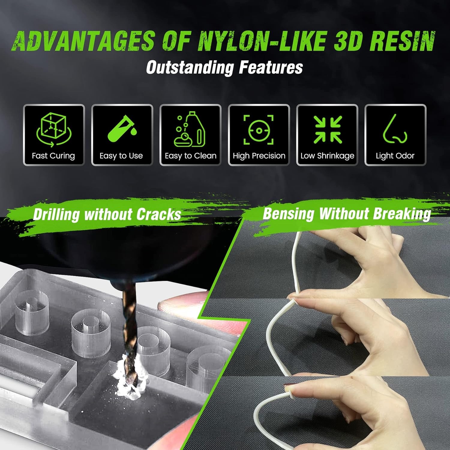 SUNLU 3KG ABS-Like/ Standard / - огляд і ціна 3D Printing Uv Resin