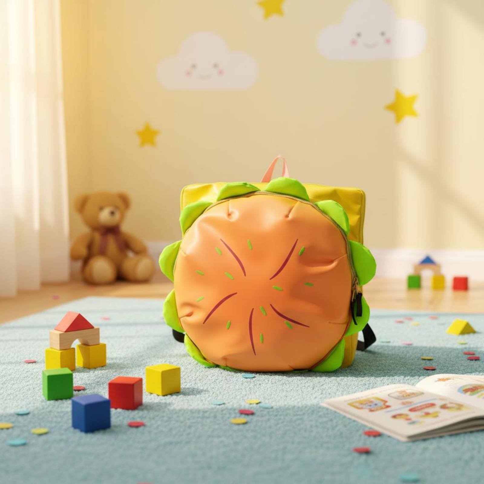Hamburger Backpack Cute Cartoo - огляд і ціна 3D Printing Design