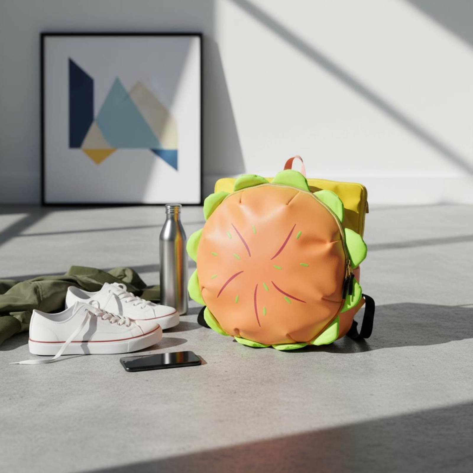 Hamburger Backpack Cute Cartoo - огляд і ціна 3D Printing Design