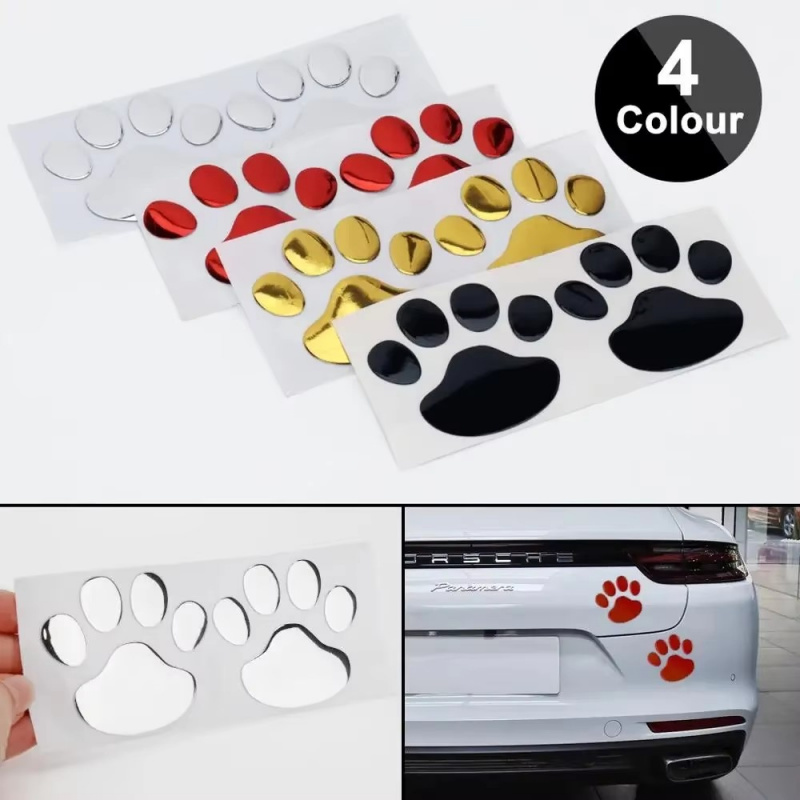 1/4Pairs 3D Stickers Paw Anima - огляд і ціна 3D Printing Quote