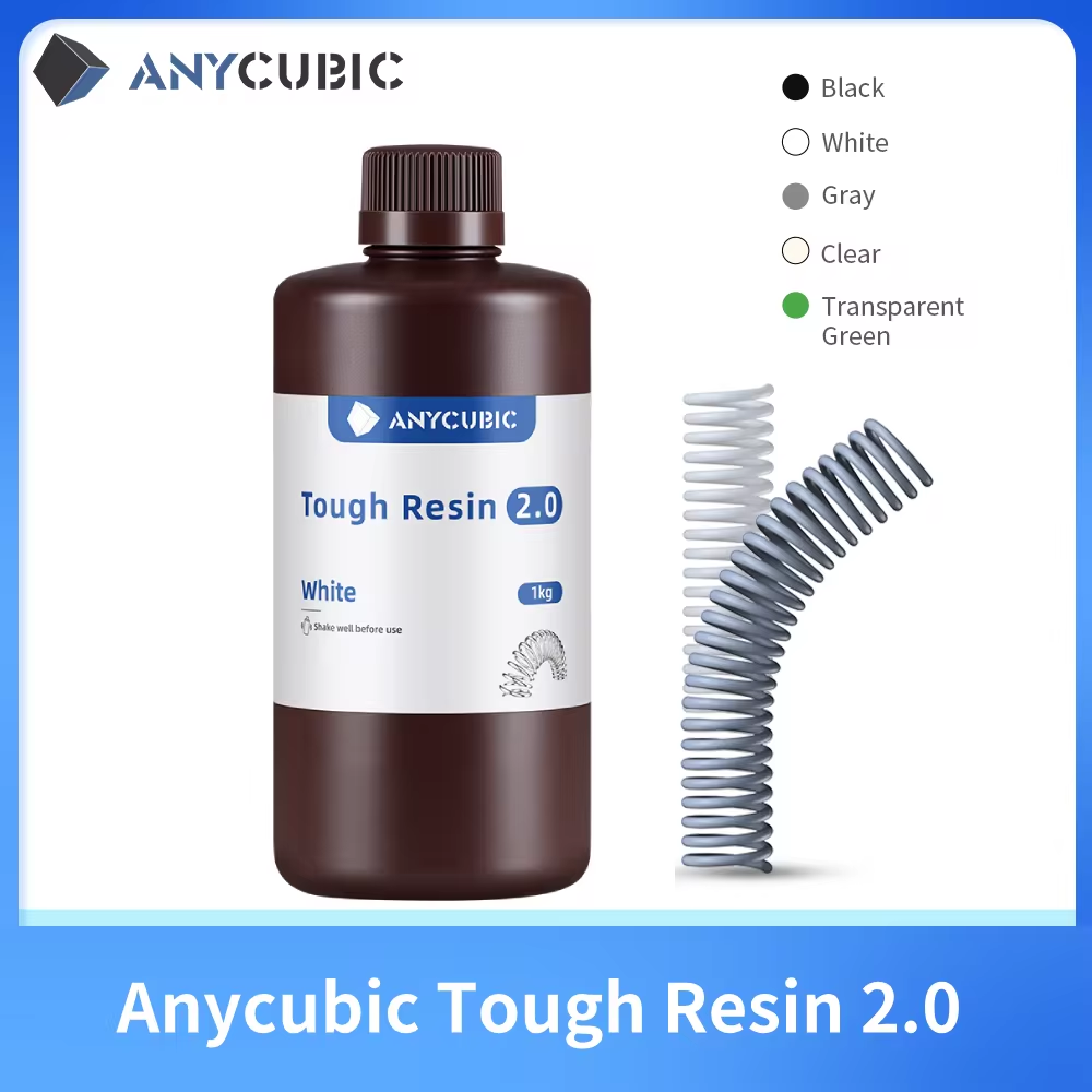 Anycubic Flexible Tough Resin  - огляд і ціна 3D Printing Uv Resin