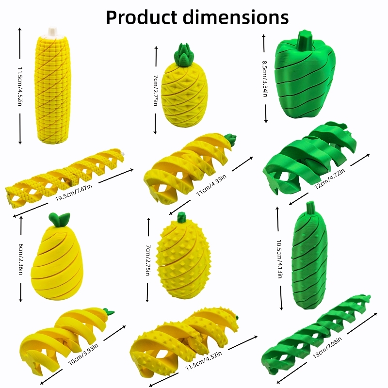 3D Printed Fruit and Vegetable - огляд і ціна 3D Printing Household Items